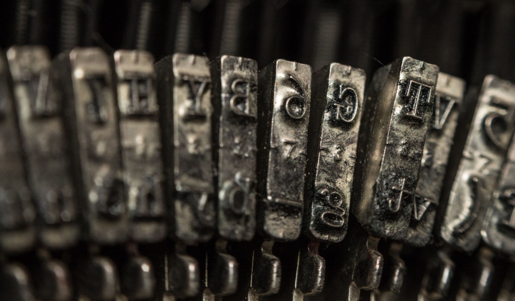 Печатающие головки механической машинки