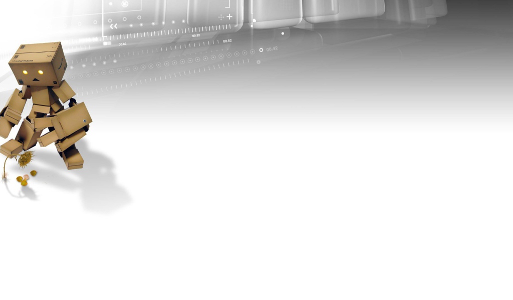 Робот из картона Дандо