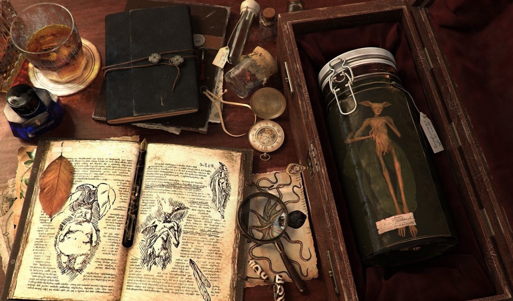 Набор ученого 18 века