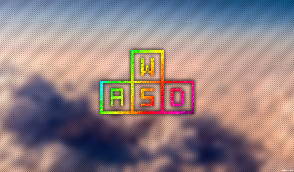 Символы знакомые геймерам WASD