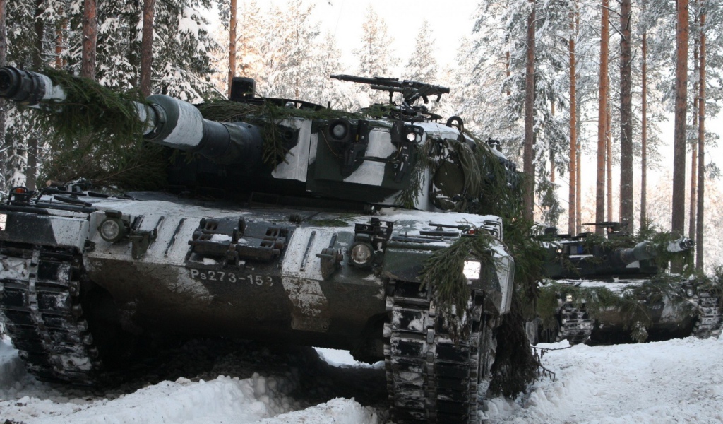 Tank in disguise in the forest