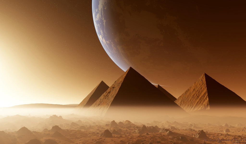 Великие пирамиды на другой планете