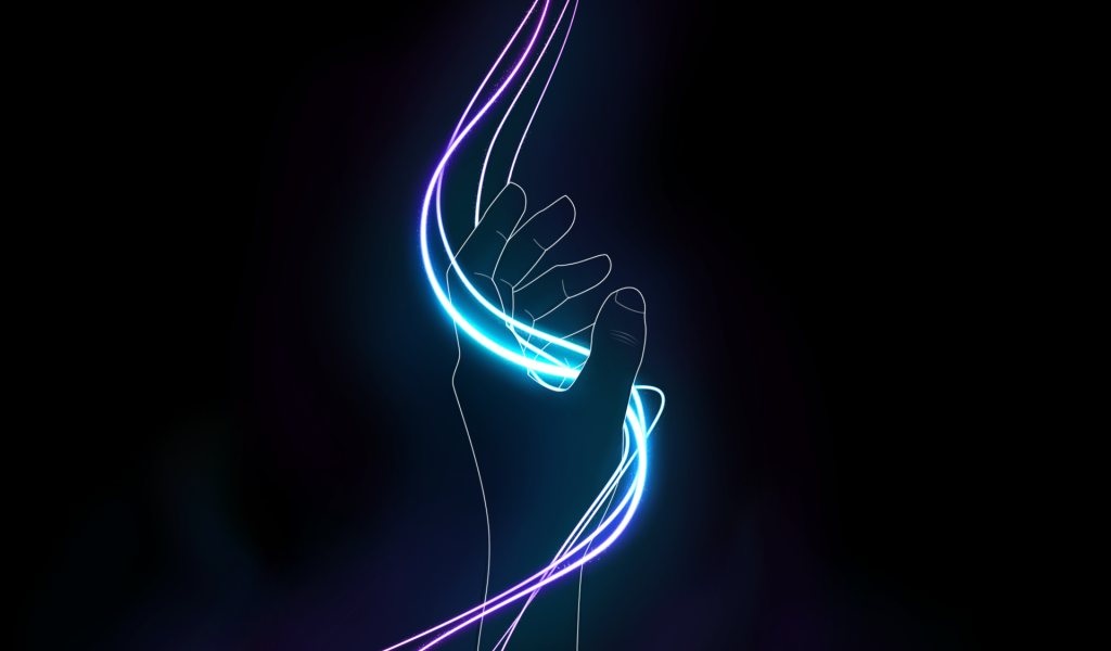 Линия света в руке