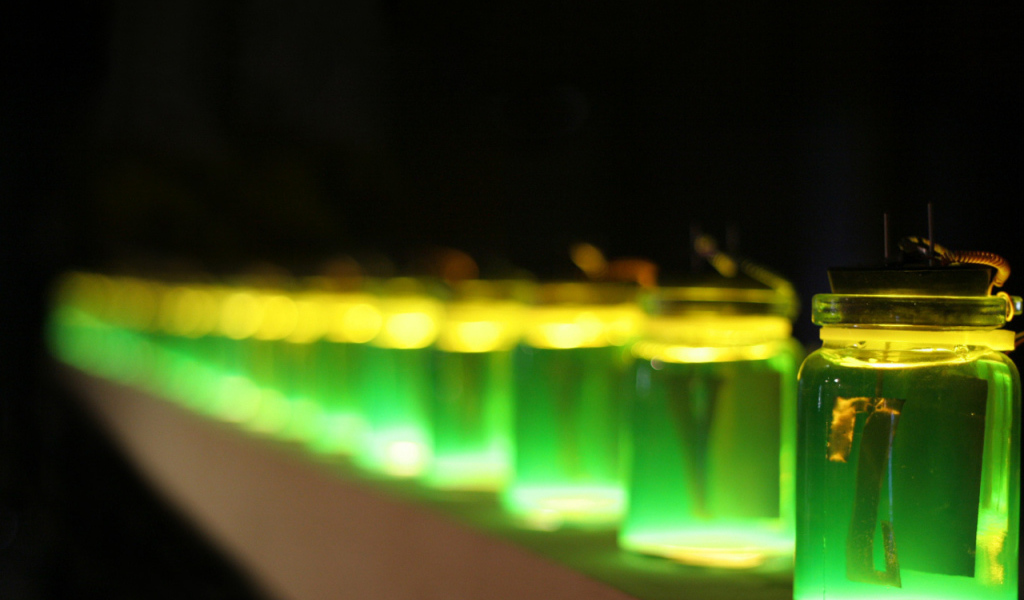 Ряд баночек 