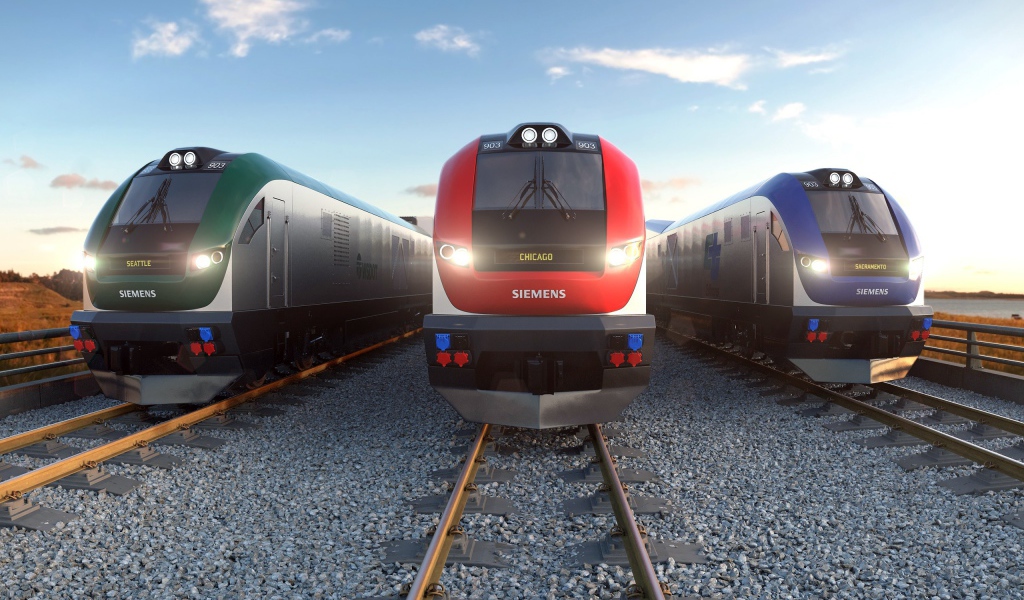 Три скоростных поезда Siemens Charger