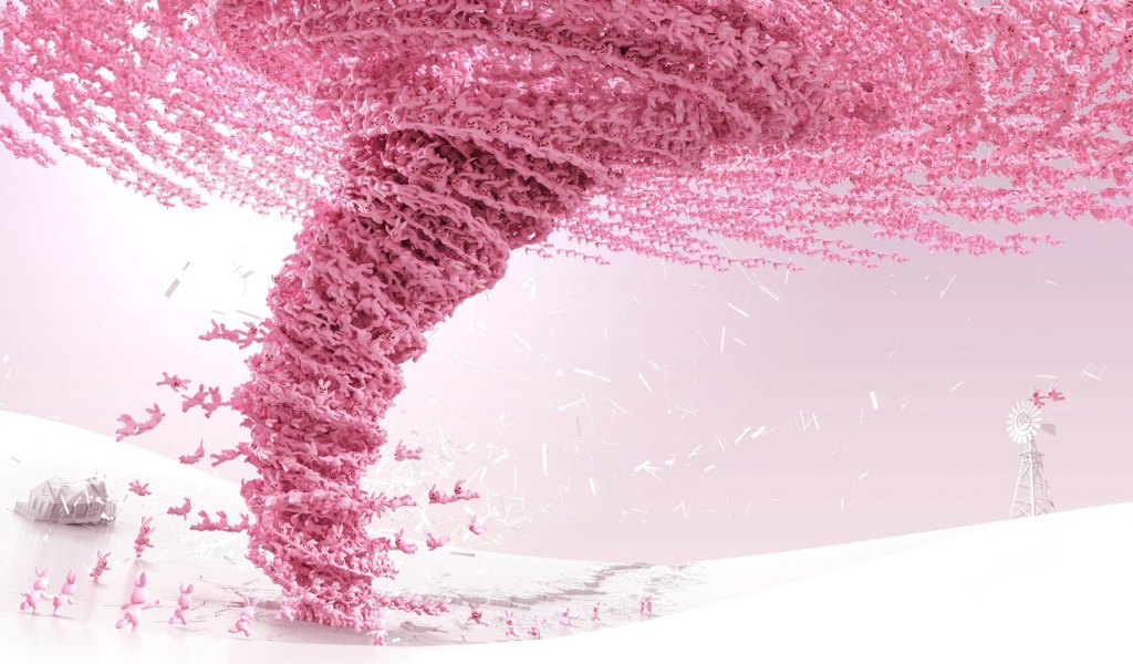 Торнадо из розовых зайцев