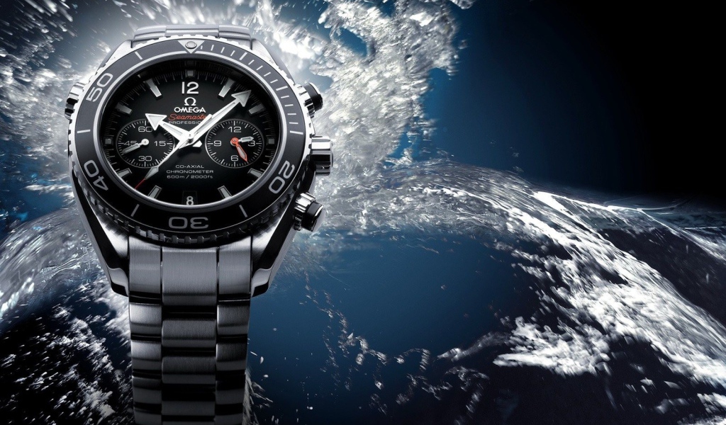 Водонепроницаемые дорогие часы Омега