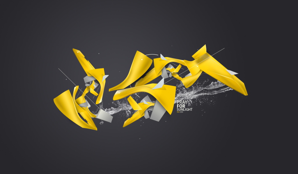 Желтые осколки