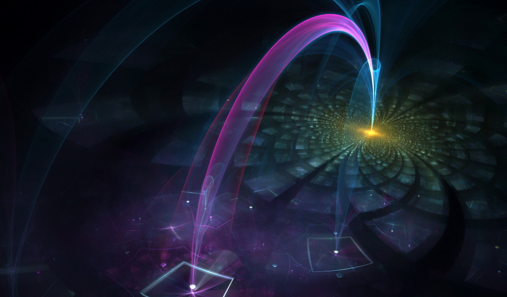 Дуги розового света