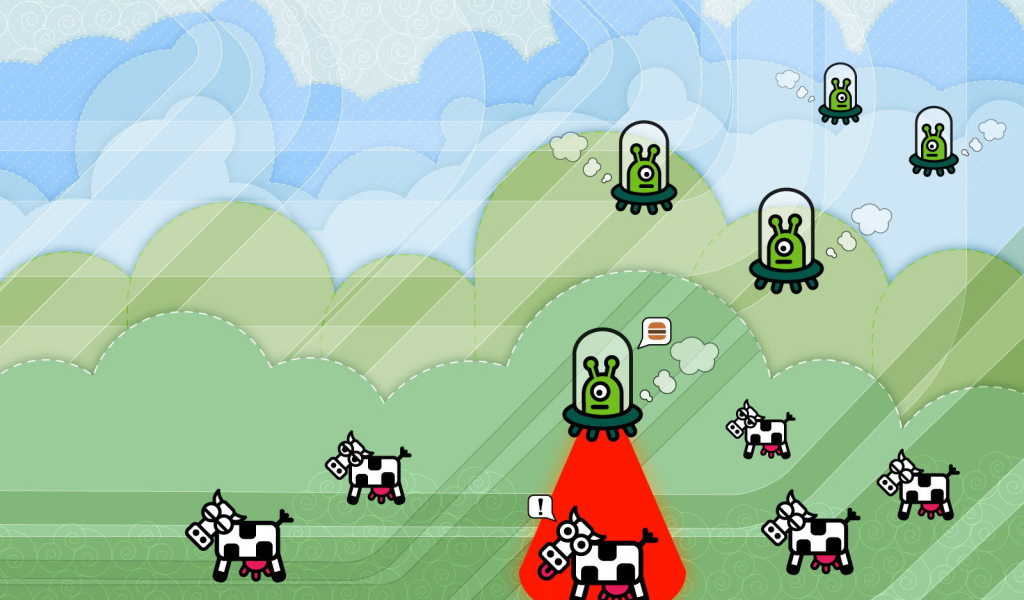 Aliens and cows