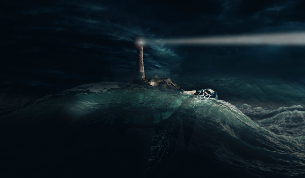 Луч маяка в ночи