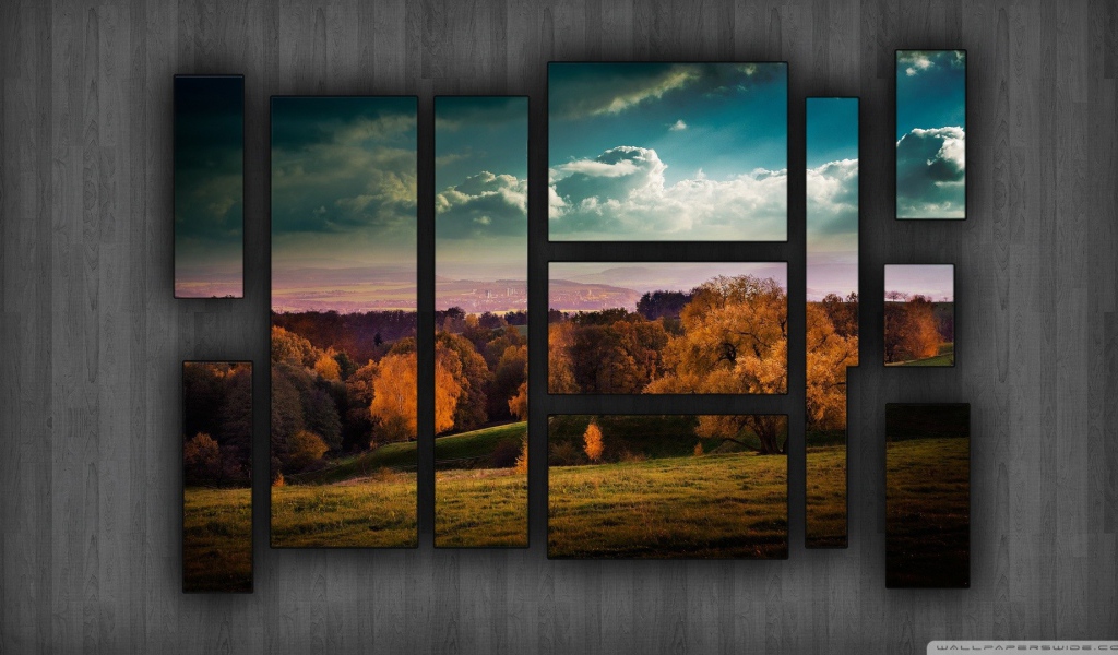 Современная картина на стене