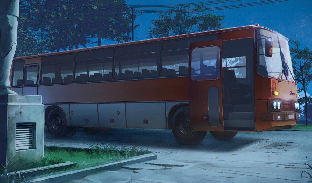 Старый Икарус, работа художника ArseniXC