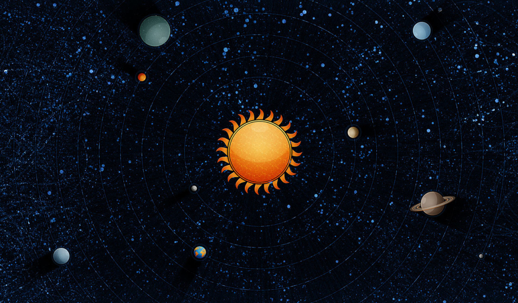 Рисунок солнечной системы