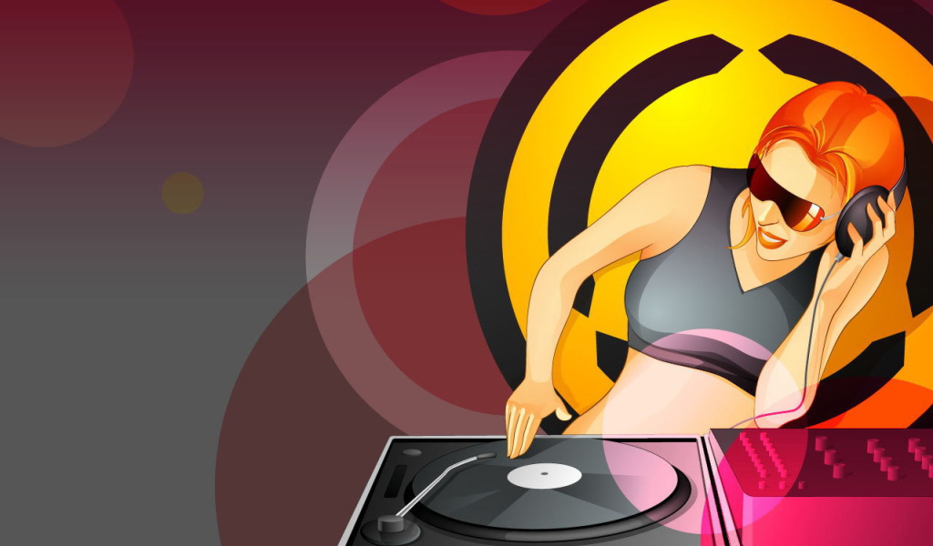 Девушка диджей 1