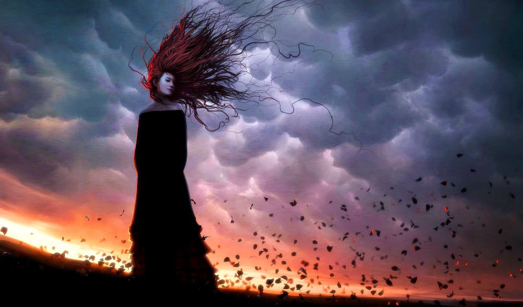 Могучая ведьма за работой