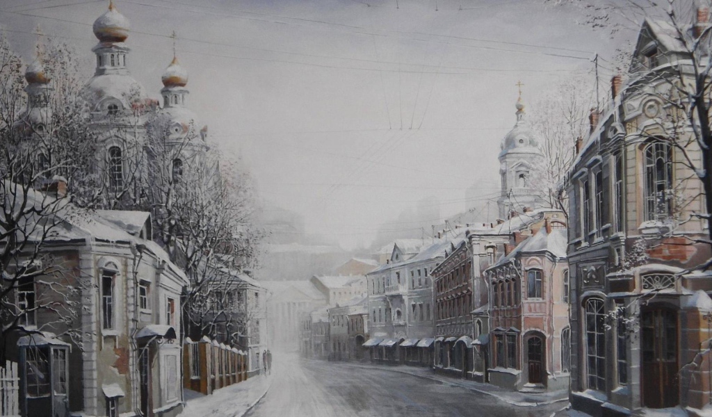 Painting Starodubova Merry Christmas