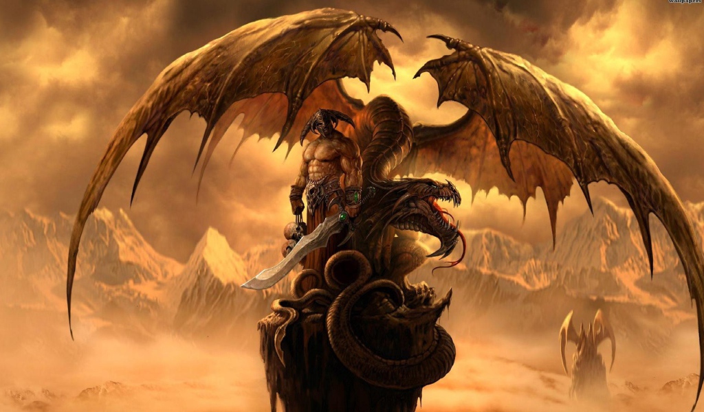 Воин с драконом на страже