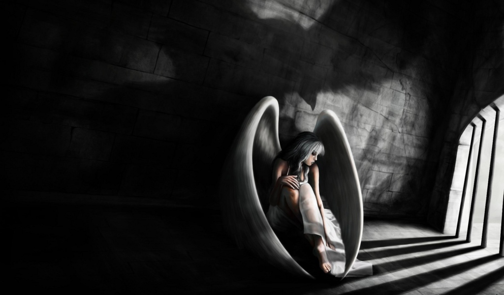 Ангел сложил крылья у темнице