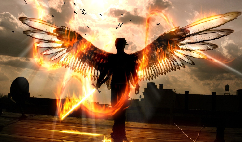 Ангел мести с горящим мечом