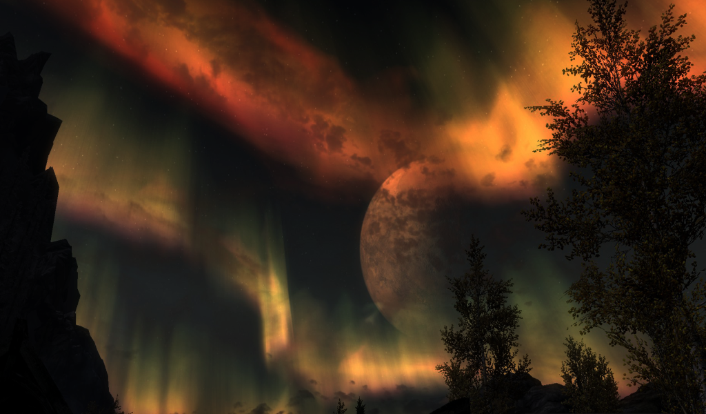 Полярное сияние в чужом небе