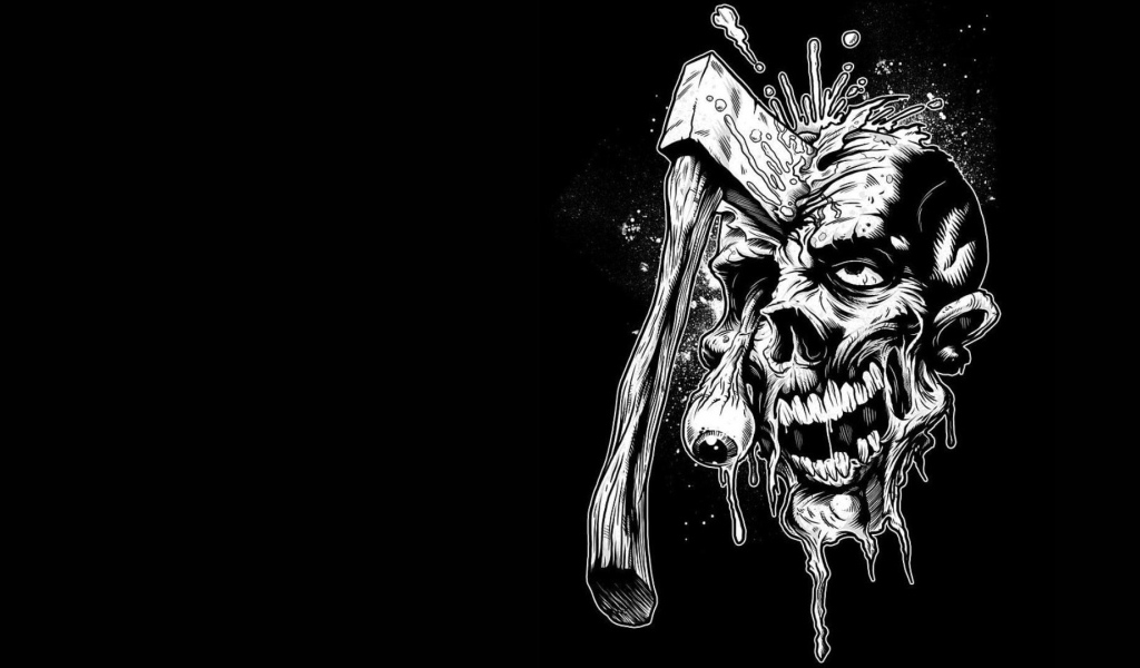 Топор раскроил череп