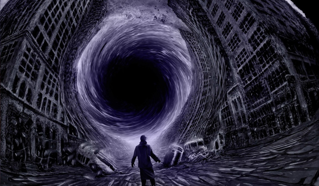 Черная дыра поглощает наш город