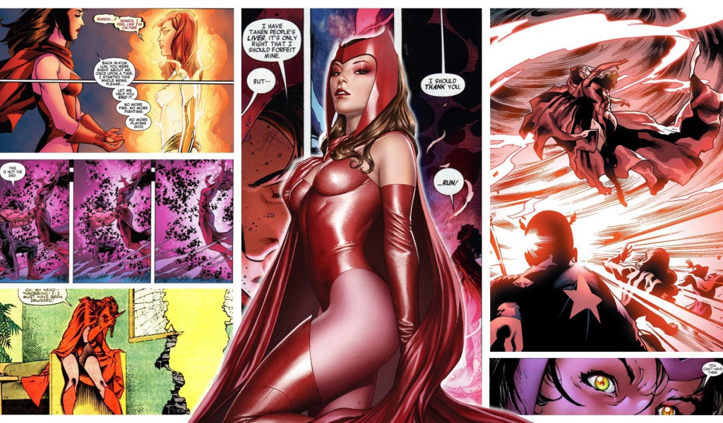 Героиня комиксов Алая ведьма