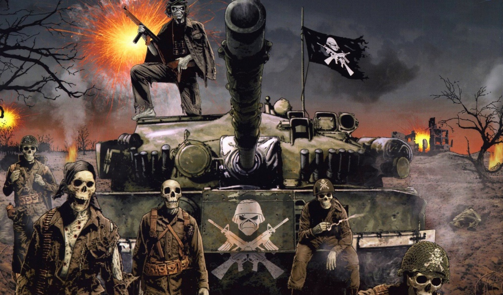 Мертвый экипаж танка