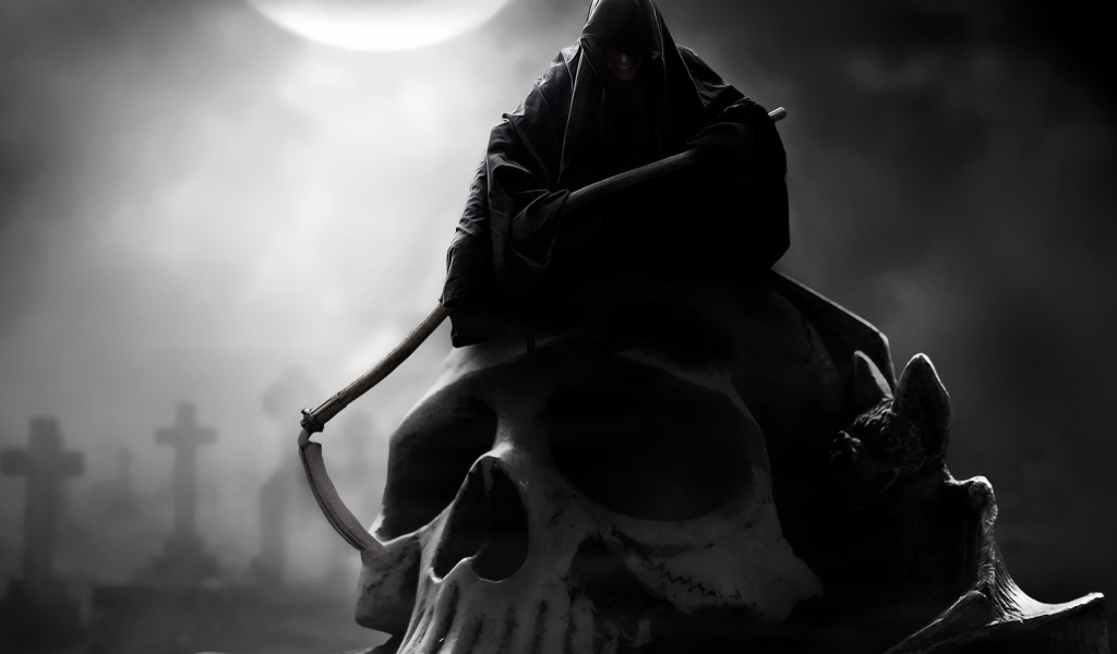 Смерть на большом черепе