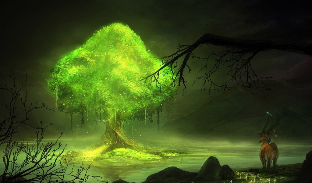 Олень в сердце леса