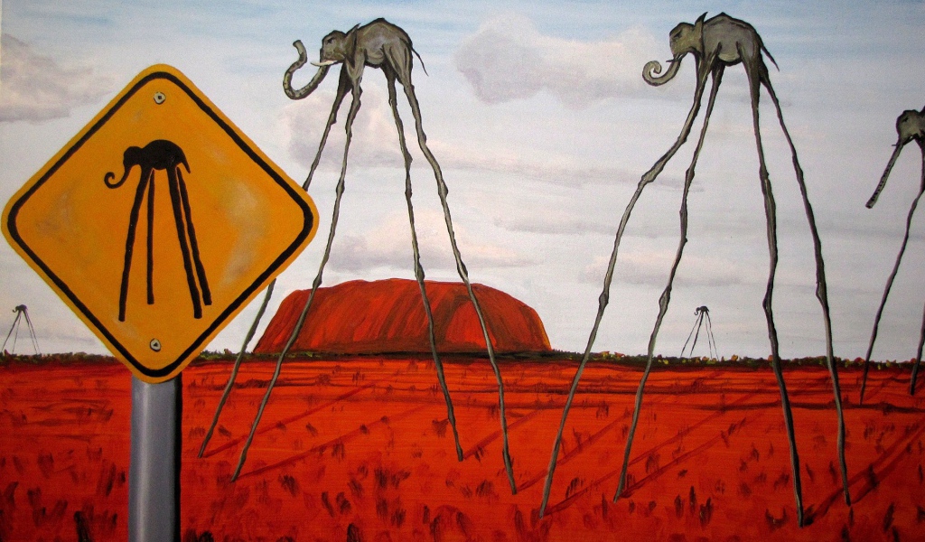 Слоны на длинных ногах