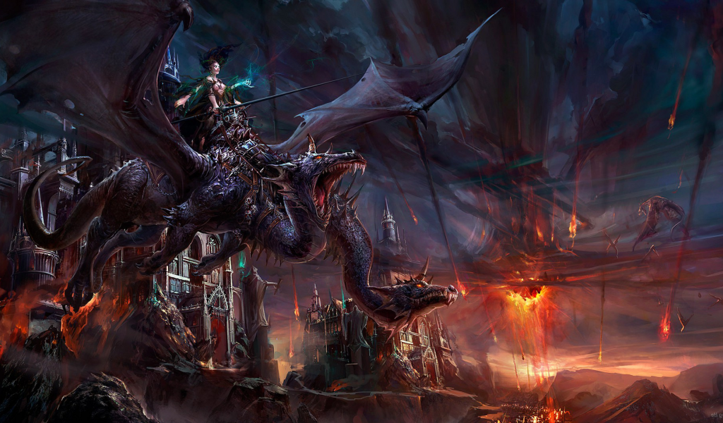 Чародейка оседлала дракона, фэнтези