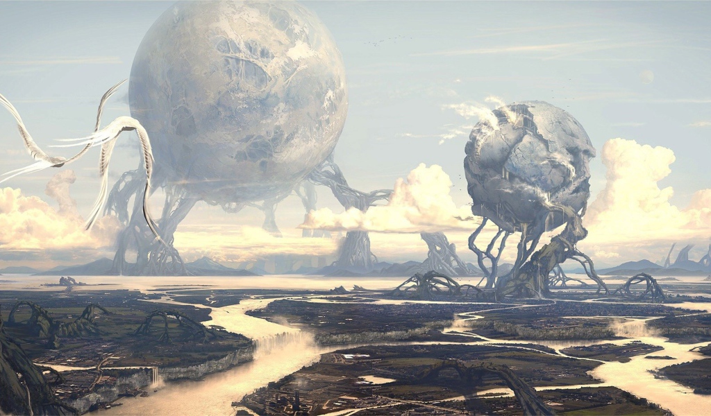 Фантастические деревья в чужом мире