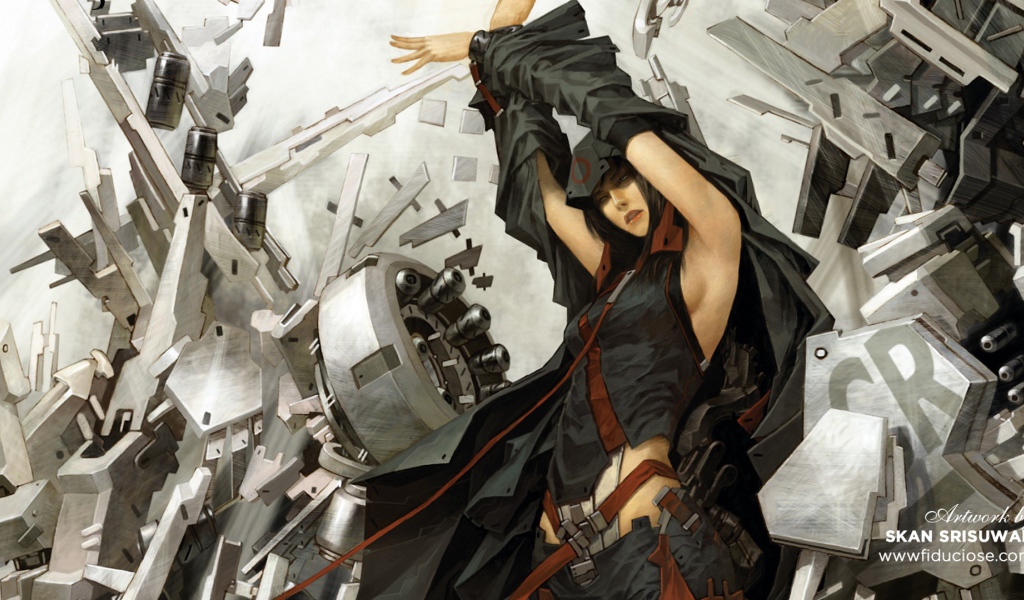 Фэнтези девушка, автор Skan Srisuwan