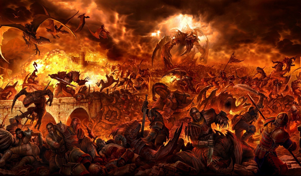 Огненная битва фентези