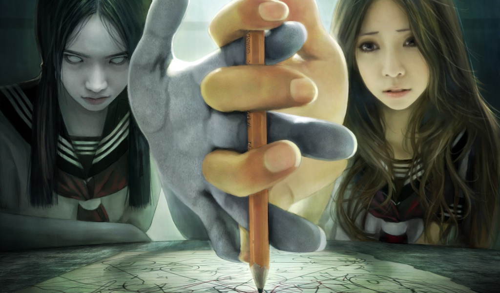 Борьба девушки со своей злой половиной