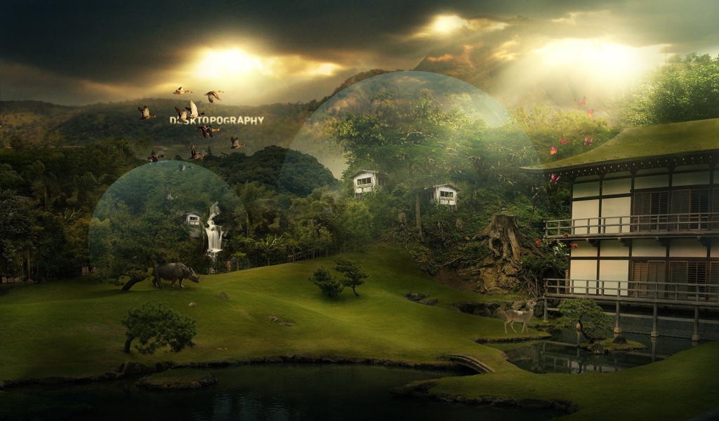 Силовые поля создают безопасность дома