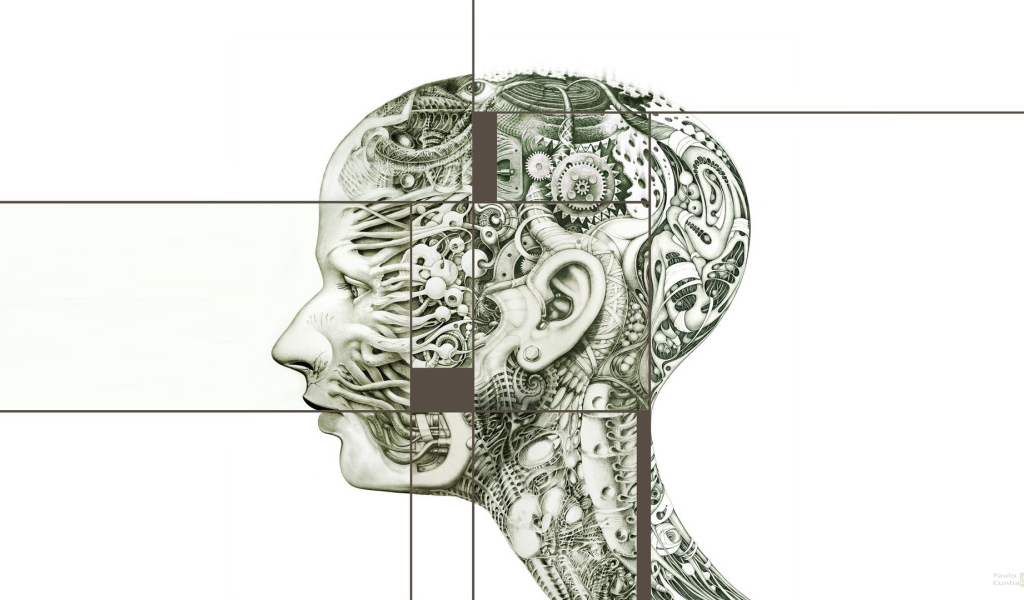 Шестеренки в голове человека