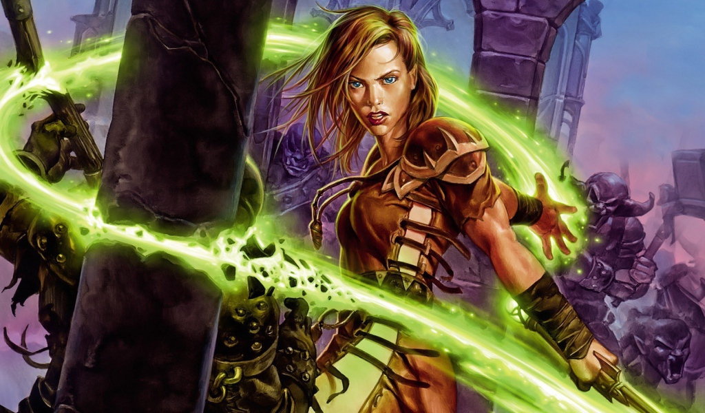 Девушка воин маг