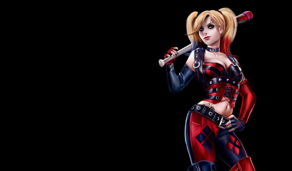 Девушка с битой Харли Квинн