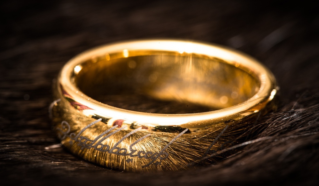 Золотое кольцо из Властелина колец
