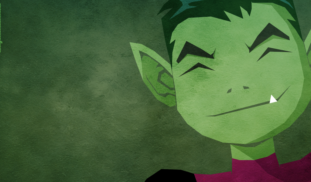 Зеленый персонаж комикса Юные Титаны