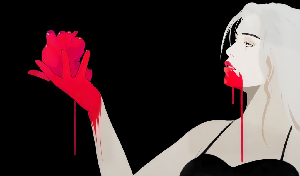 Сердце в руке вампирши