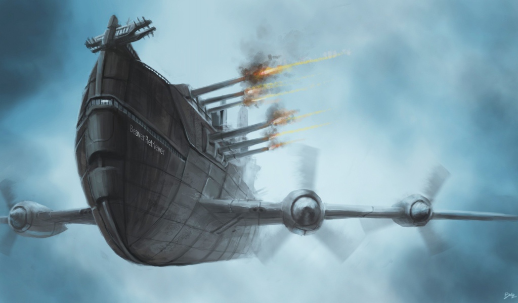 Гибрид подводной лодки и самолета