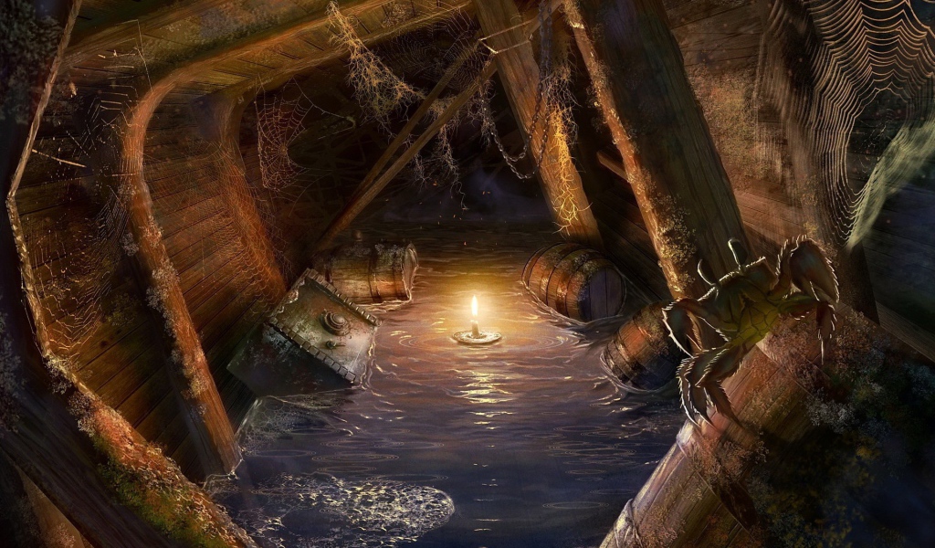 В трюме затопленного корабля