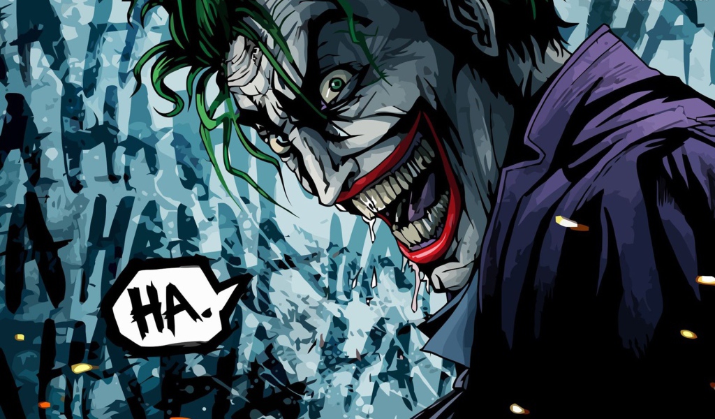 Джокер говорит Ха