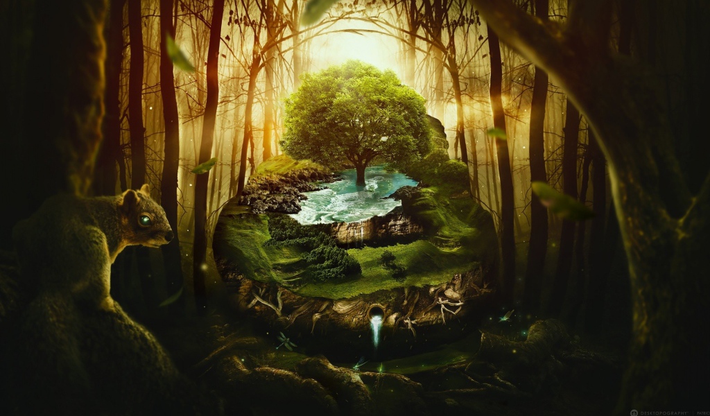 Затерянный мир в джунглях