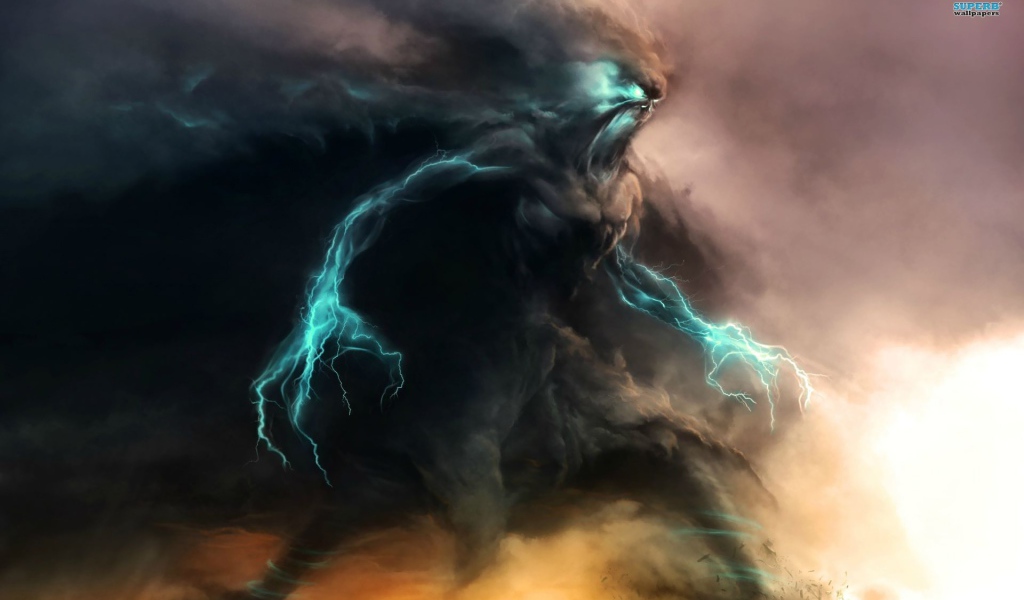 Монстр из дыма и молний