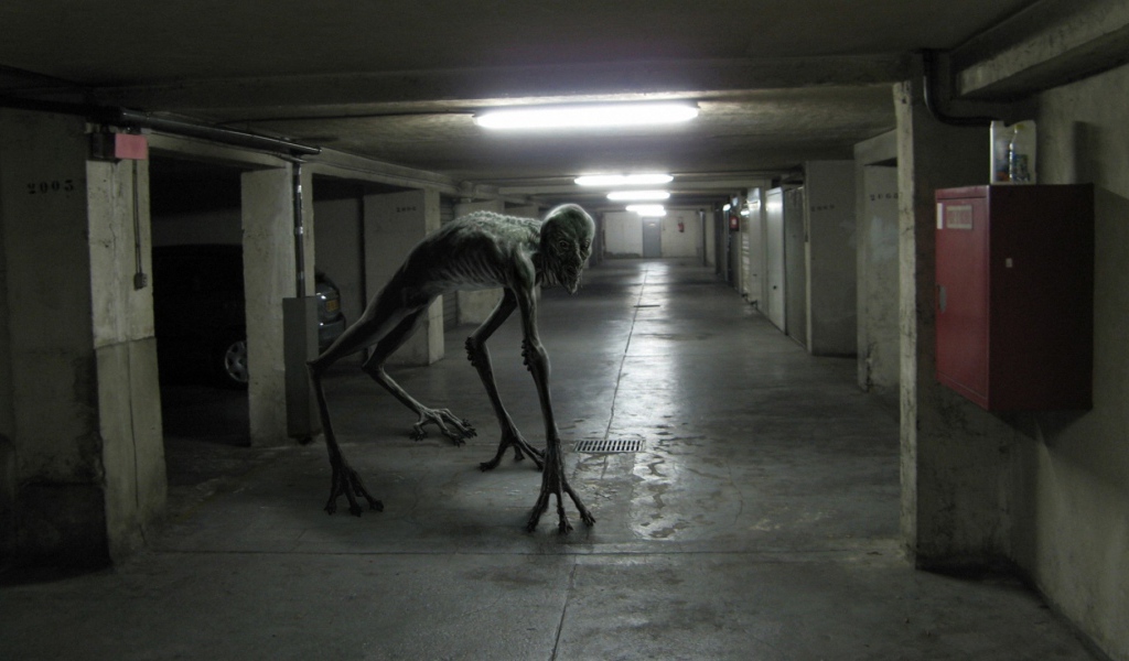 Монстр на подземной парковке